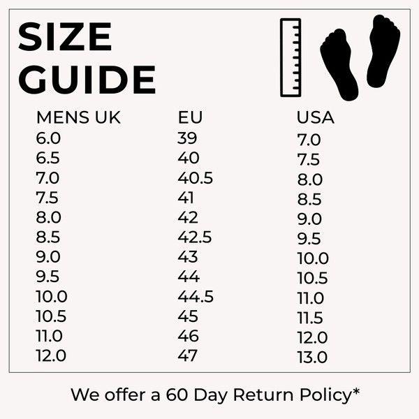 Mens eu shoe 2024 size to uk